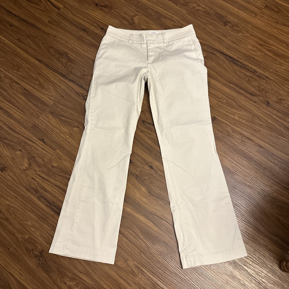 Dockers Womens Mid-Rise Curvy Fit Chinos Khakis Size 10 Medium Stretch